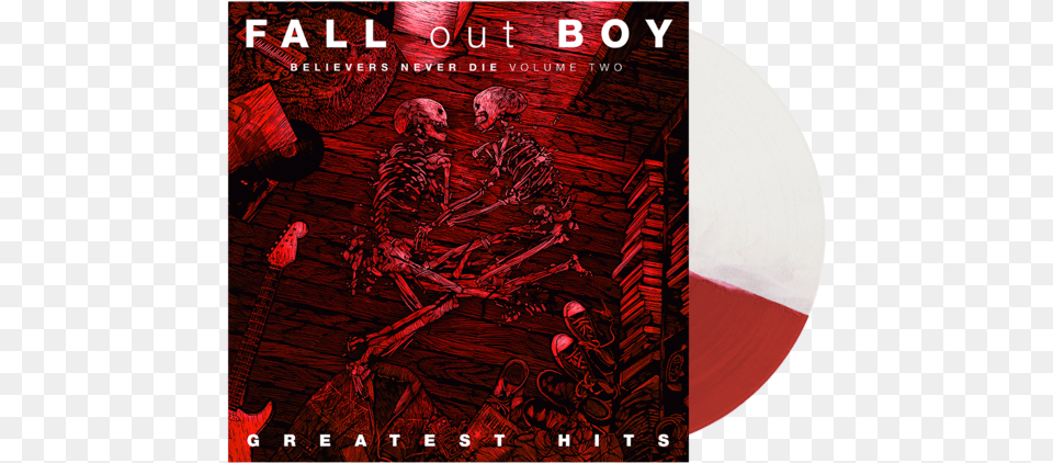 Believers Never Die Vinyl Fall Out Boy Greatest Hits Believers Never Die Volume, Book, Publication, Guitar, Musical Instrument Free Png
