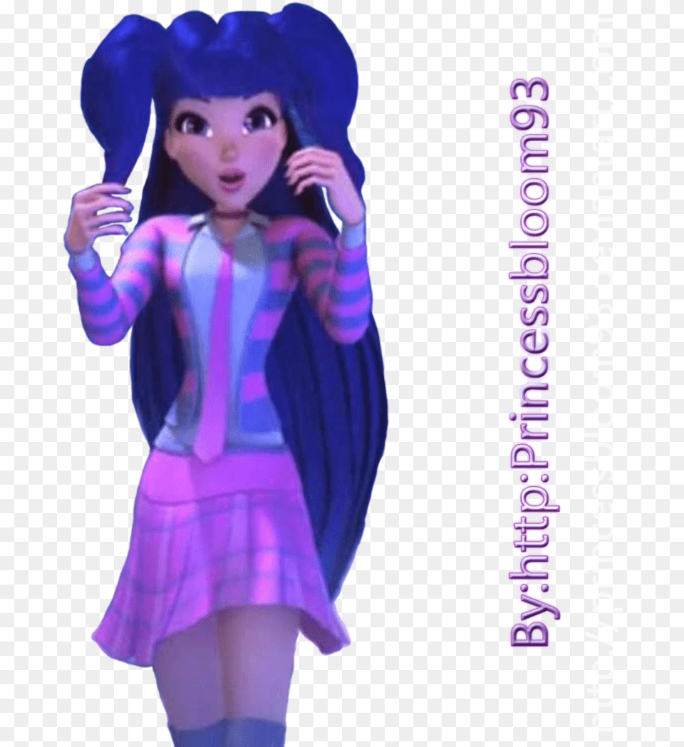 Believix In You Musa Roxy Fairy Winx Musa 3d, Book, Publication, Purple, Comics Png Image