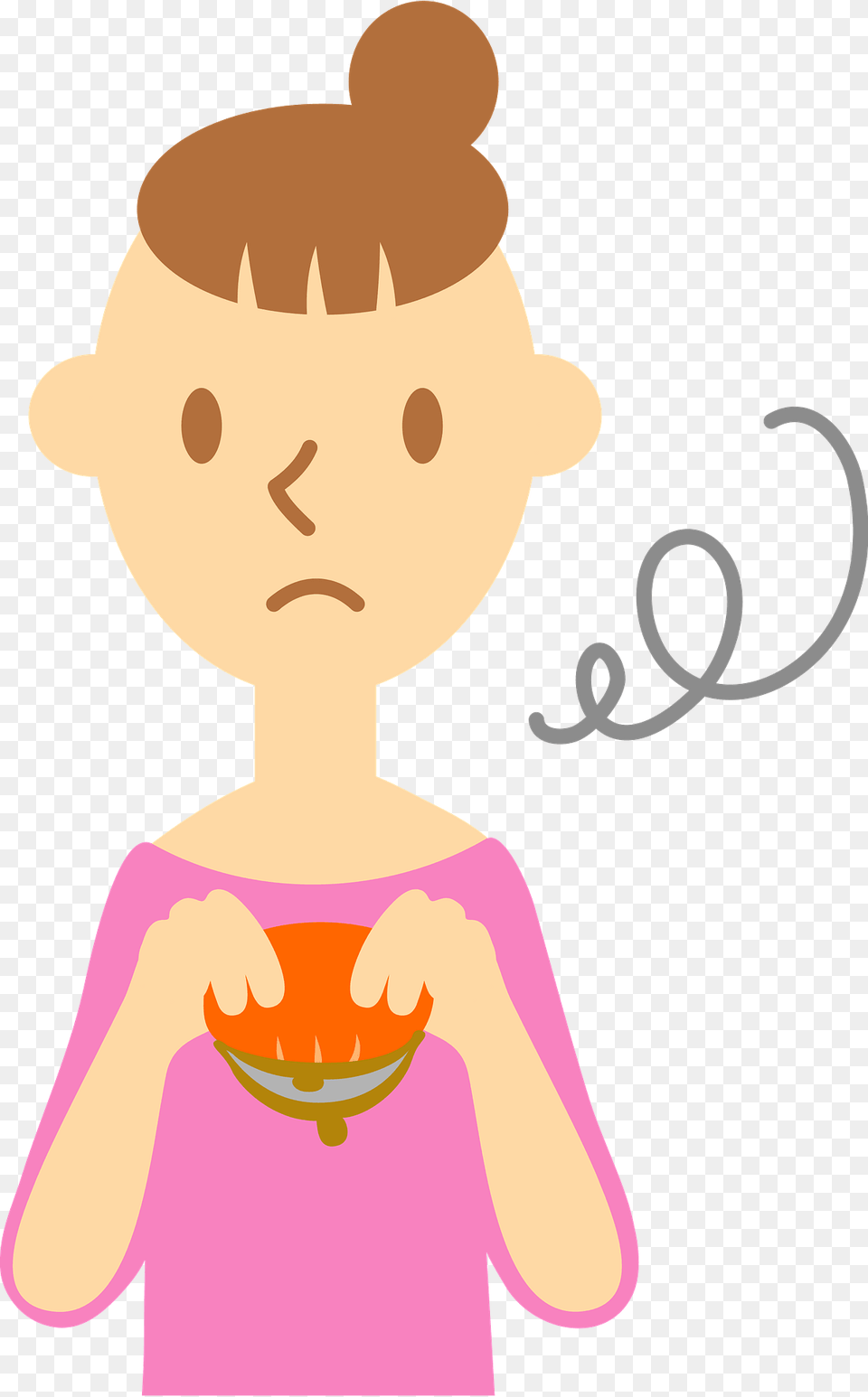 Belinda Woman Has No Money Clipart, Baby, Person, Cutlery, Eating Png