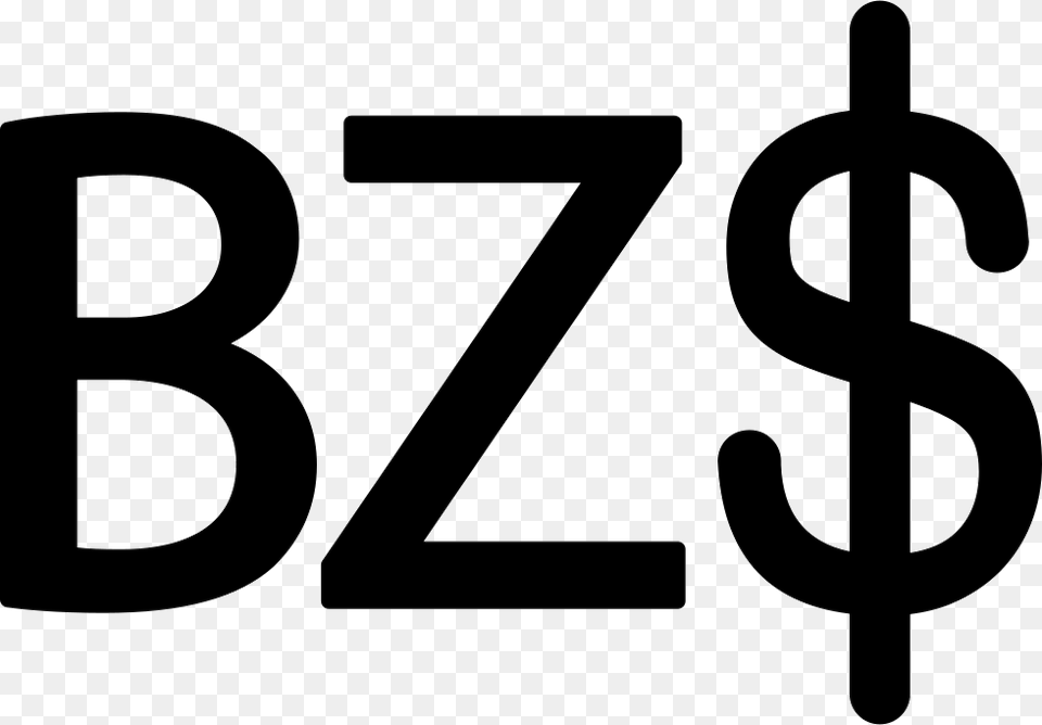 Belize Dollar Symbol Simbolo Del Dolar, Number, Text, Cross Free Png