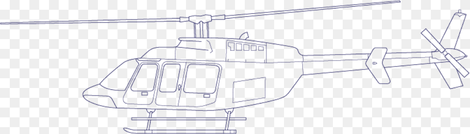 Bell 407 Helicopter Sketches, Aircraft, Transportation, Vehicle, Cad Diagram Png Image