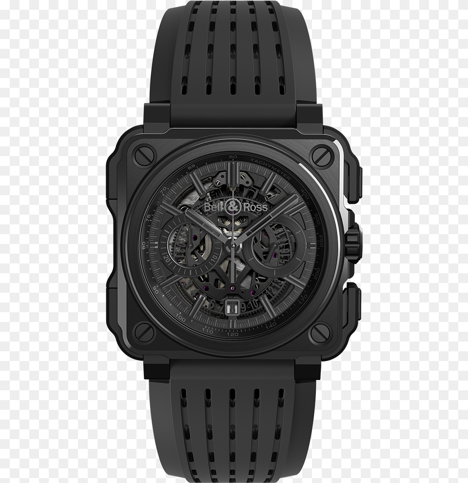 Bell Amp Ross Br03 94 Black Matte, Arm, Body Part, Person, Wristwatch Png