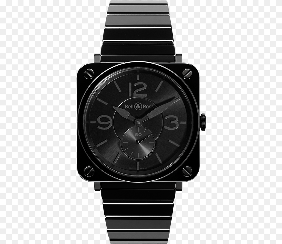 Bell And Ross Black Ceramic, Arm, Body Part, Person, Wristwatch Png