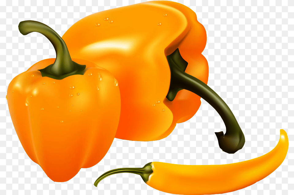 Bell Banana Clip Art Persimmon Vector Pepper Yellow, Bell Pepper, Food, Plant, Produce Png