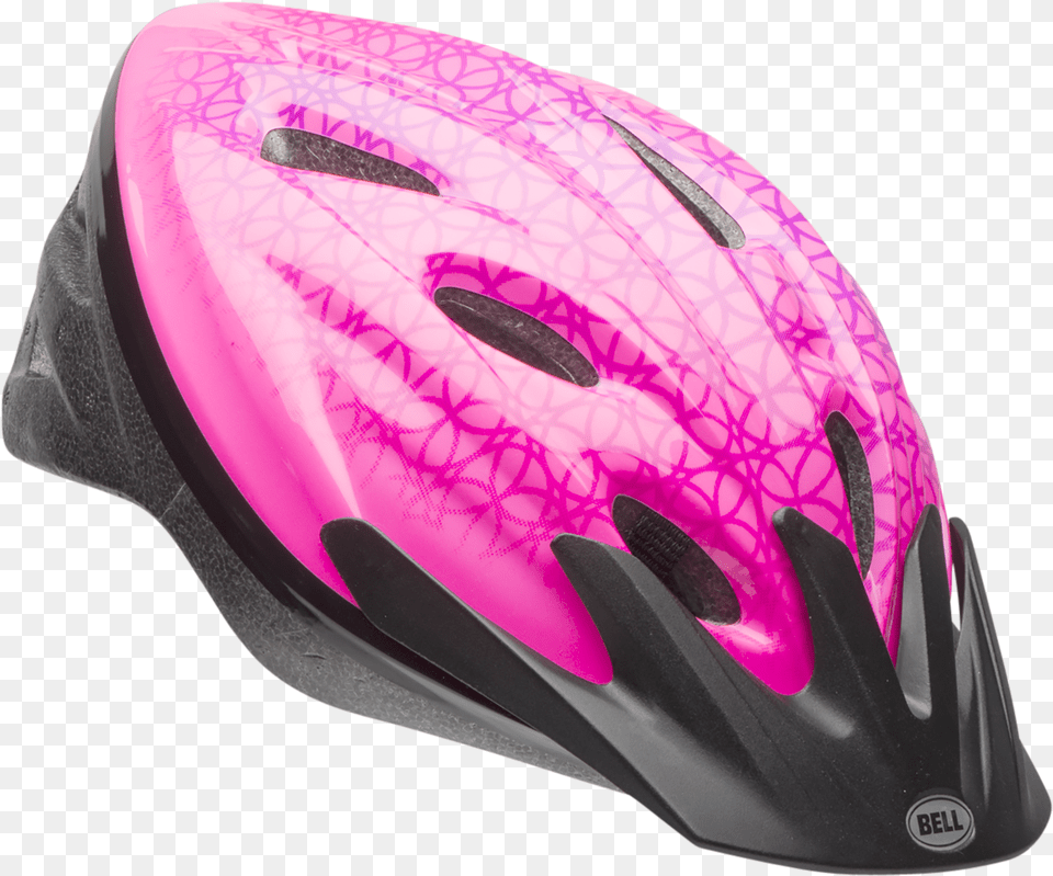 Bell Cicada Prismatic Bike Helmet Pink Bicycle Helmet, Crash Helmet, Clothing, Hardhat Free Png Download