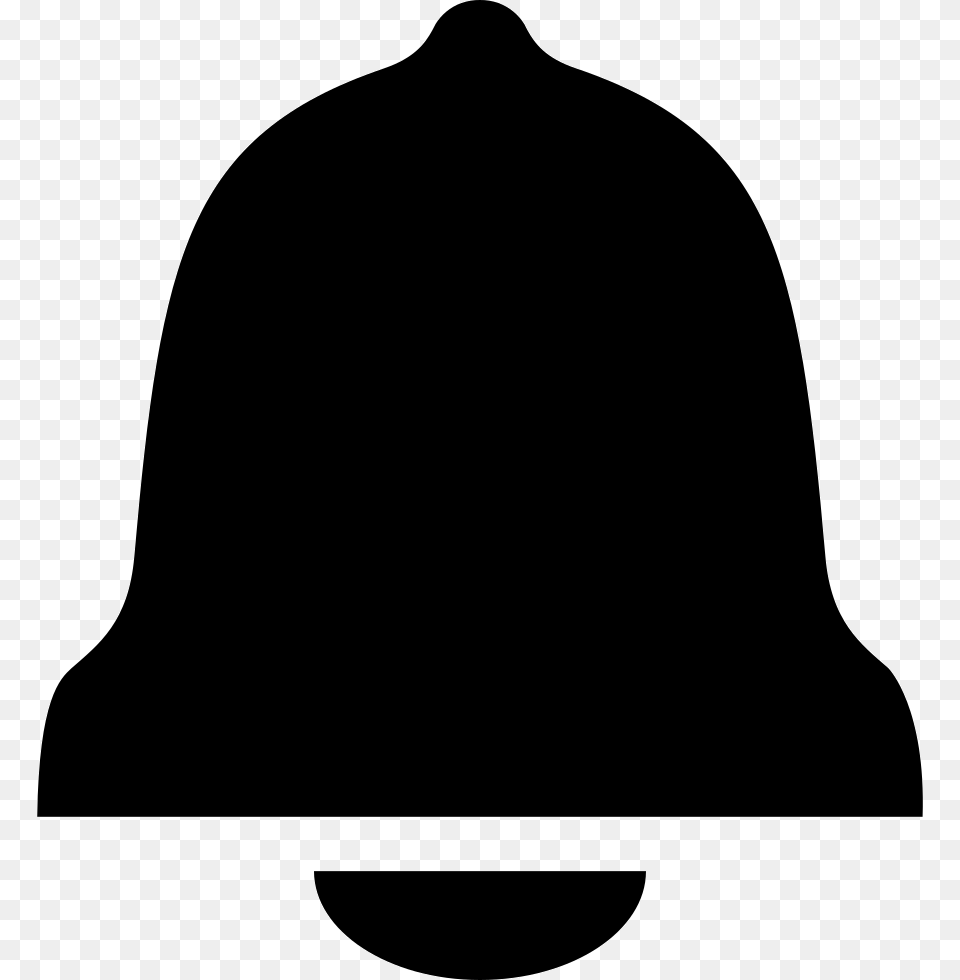 Bell Full Comments Youtube Bell Icon Transparent, Clothing, Hardhat, Helmet, Silhouette Png Image