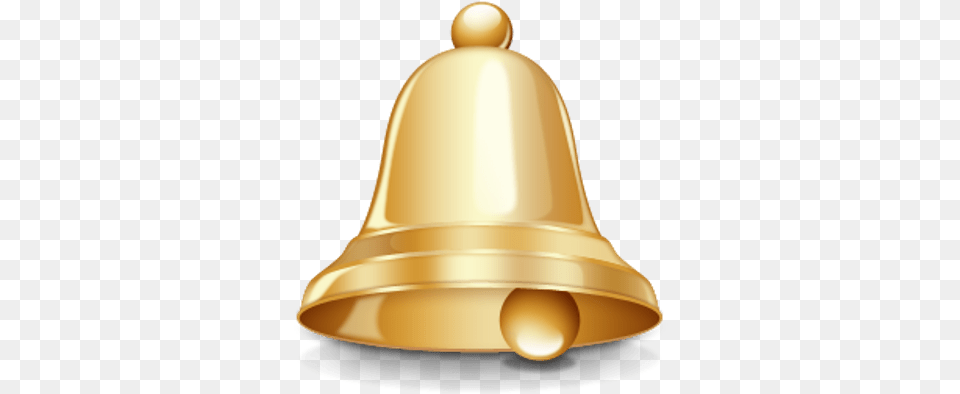 Bell Gold Transparent Stickpng Bell, Chandelier, Lamp Png Image