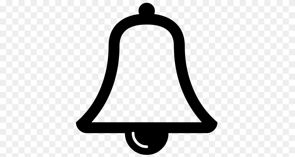 Bell Icon, Gray Free Transparent Png