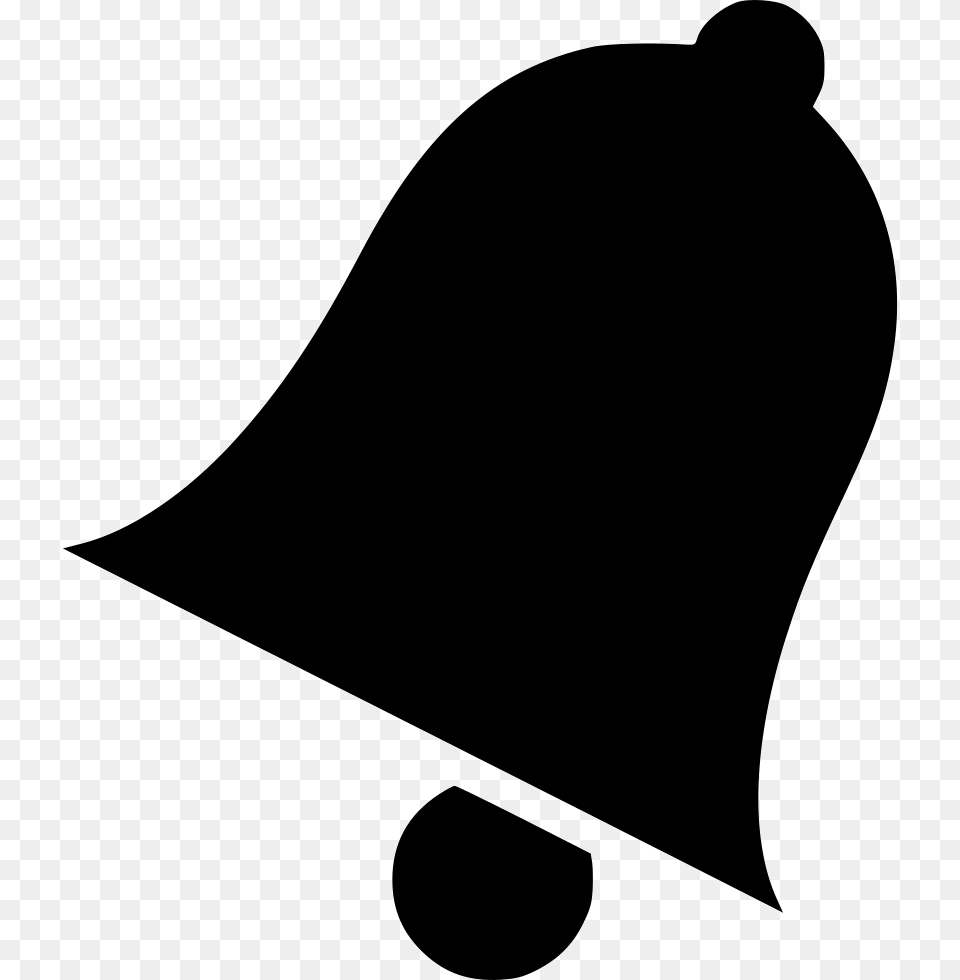 Bell Icon Clipart Download, Silhouette, Stencil, Clothing, Hat Free Png