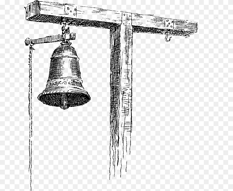 Bell Image Vintage Illustration Church Bell, Cross, Symbol Free Png