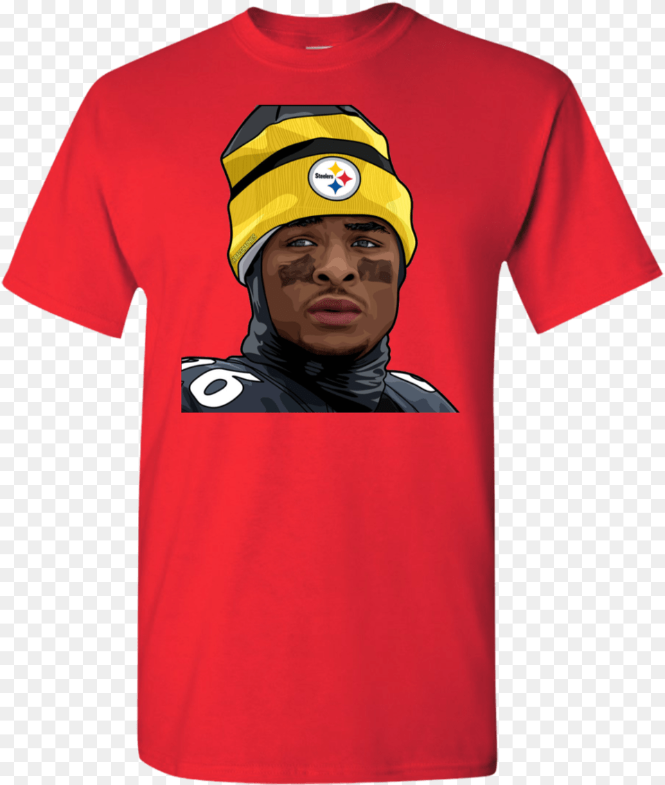 Bell Nfl T Shirt Shirt, T-shirt, Clothing, Person, Man Png