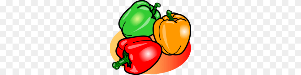 Bell Pepper Clip Art Clipart Peppers Chili Pepper Clip, Bell Pepper, Food, Plant, Produce Free Png Download