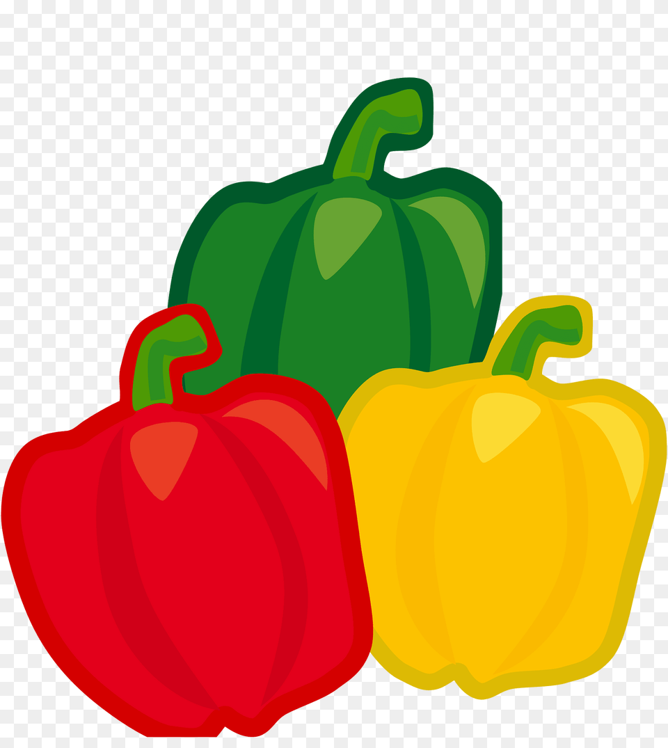 Bell Pepper Clipart, Bell Pepper, Food, Plant, Produce Free Transparent Png