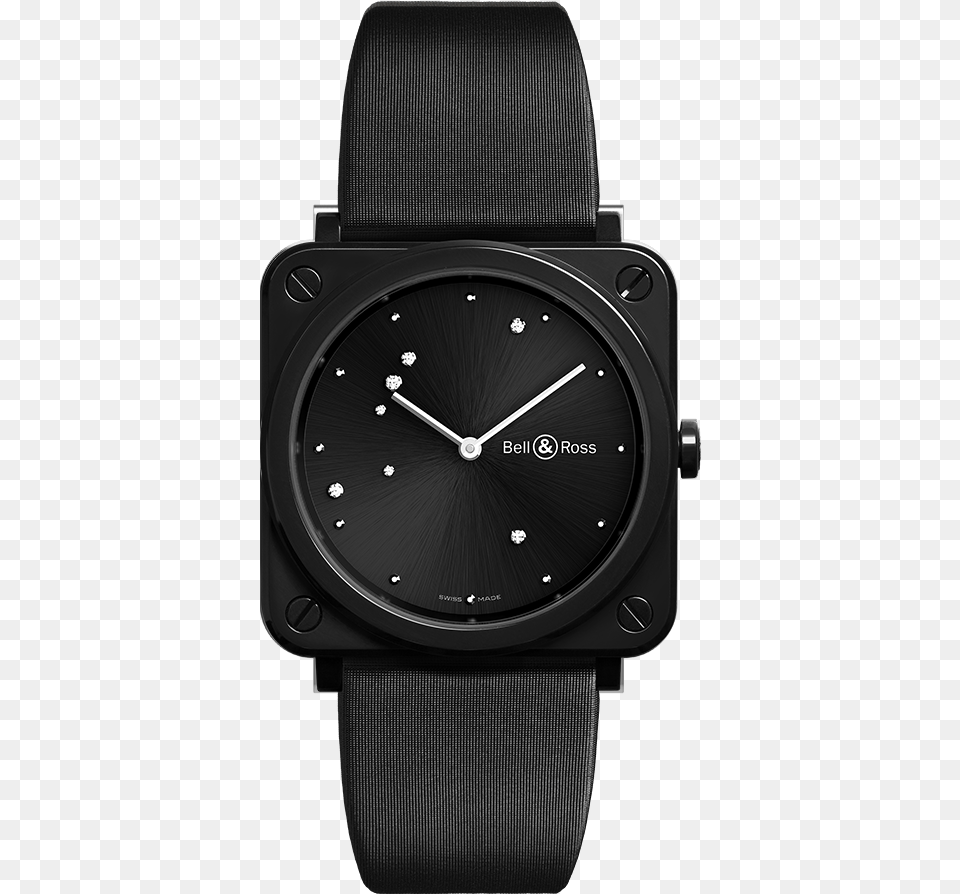 Bell Ross Black Matte, Arm, Body Part, Person, Wristwatch Png