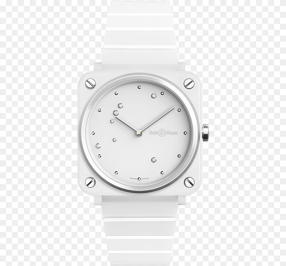 Bell Ross White Diamond, Arm, Body Part, Person, Wristwatch Png