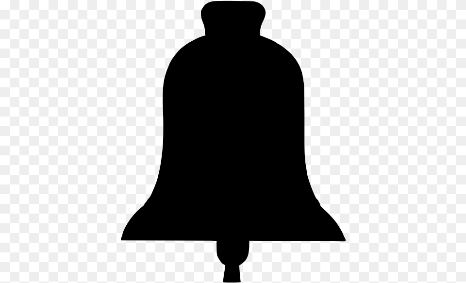 Bell Silhouette, Gray Png