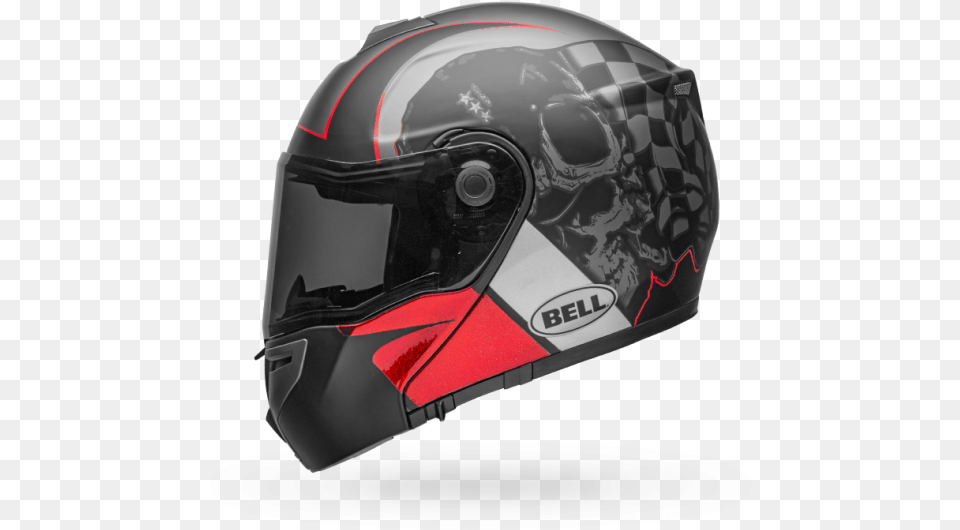 Bell Srt Modular Street Helmet Hart Luck Skull Bell Sports, Crash Helmet, Clothing, Hardhat Free Transparent Png