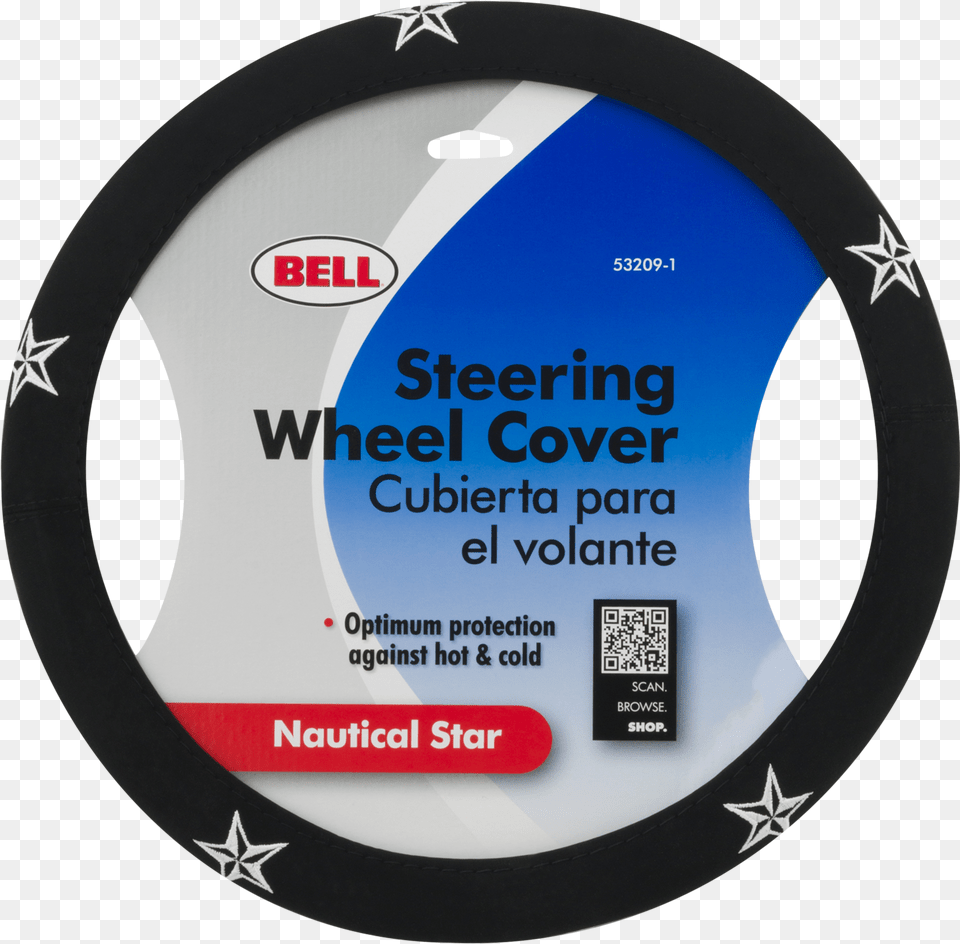Bell Steering Wheel Cover Nautical Star 10 Ct Bell Sports, Qr Code, Sticker Free Png