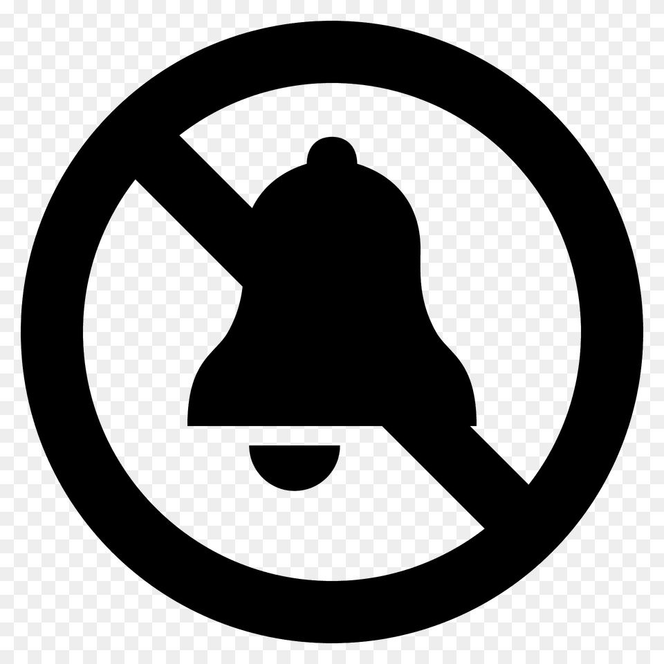 Bell With Slash Emoji Clipart, Symbol Free Png