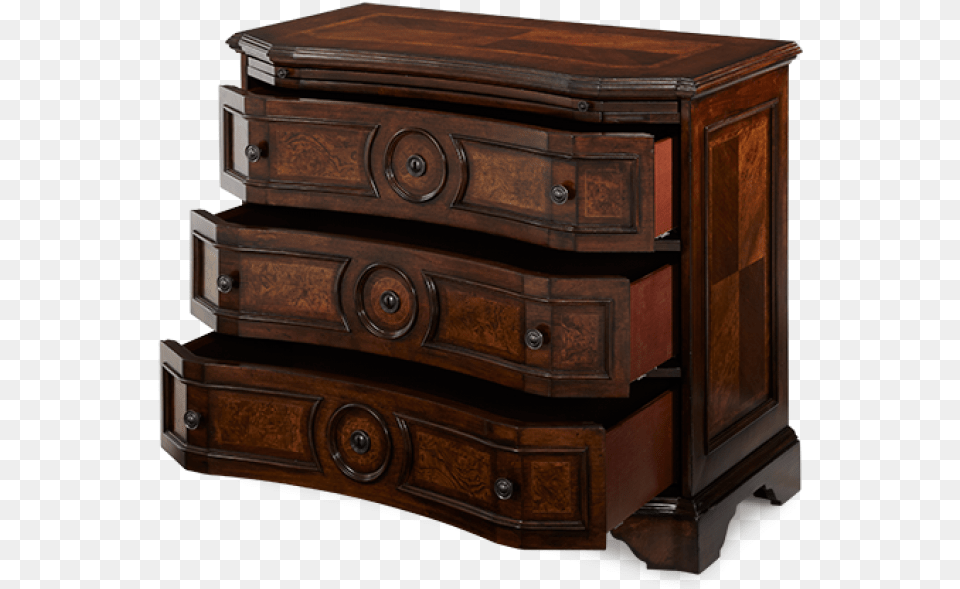 Bella Cera Bachelor Chest By Aico Chest Of Drawers, Cabinet, Drawer, Furniture, Sideboard Png