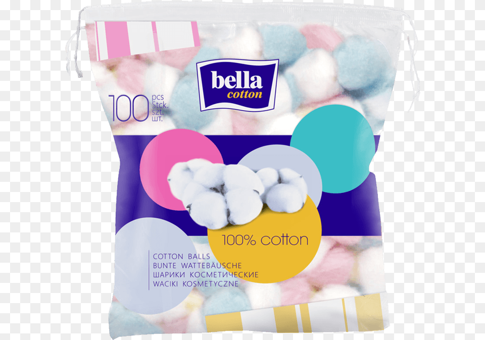 Bella Cotton Cosmetic Balls 100 Pieces, Food, Sweets Free Png Download