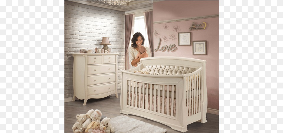 Bella Nursery Collection, Crib, Furniture, Infant Bed, Adult Free Png Download