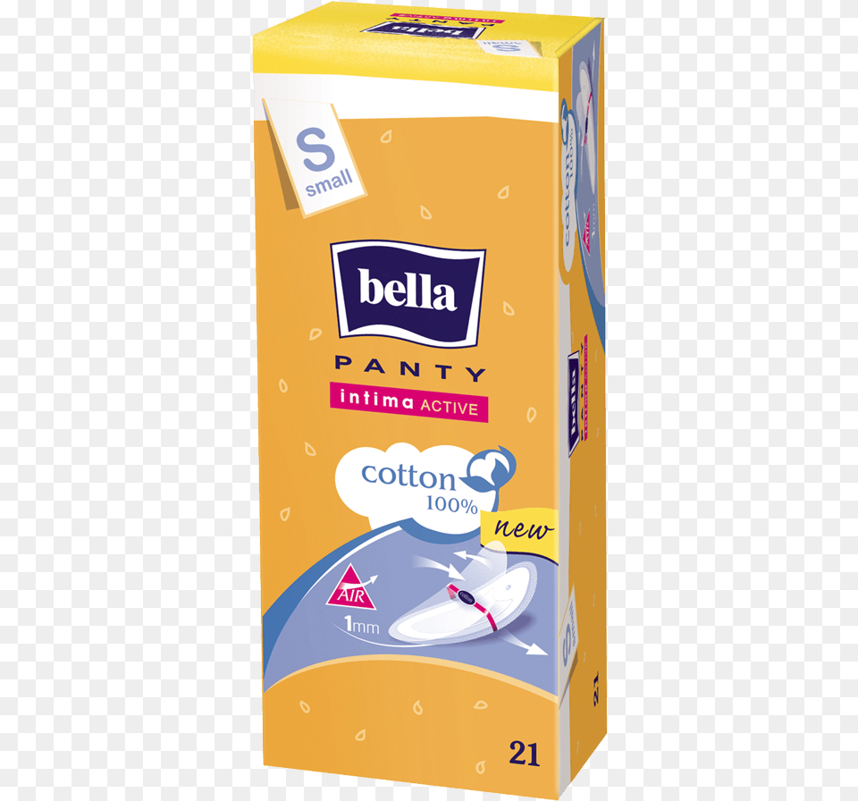 Bella Panty Intima Active S Bella Panty Intima Ultrathin Pantyliners Medium Deo, Box, Cardboard, Carton Free Transparent Png