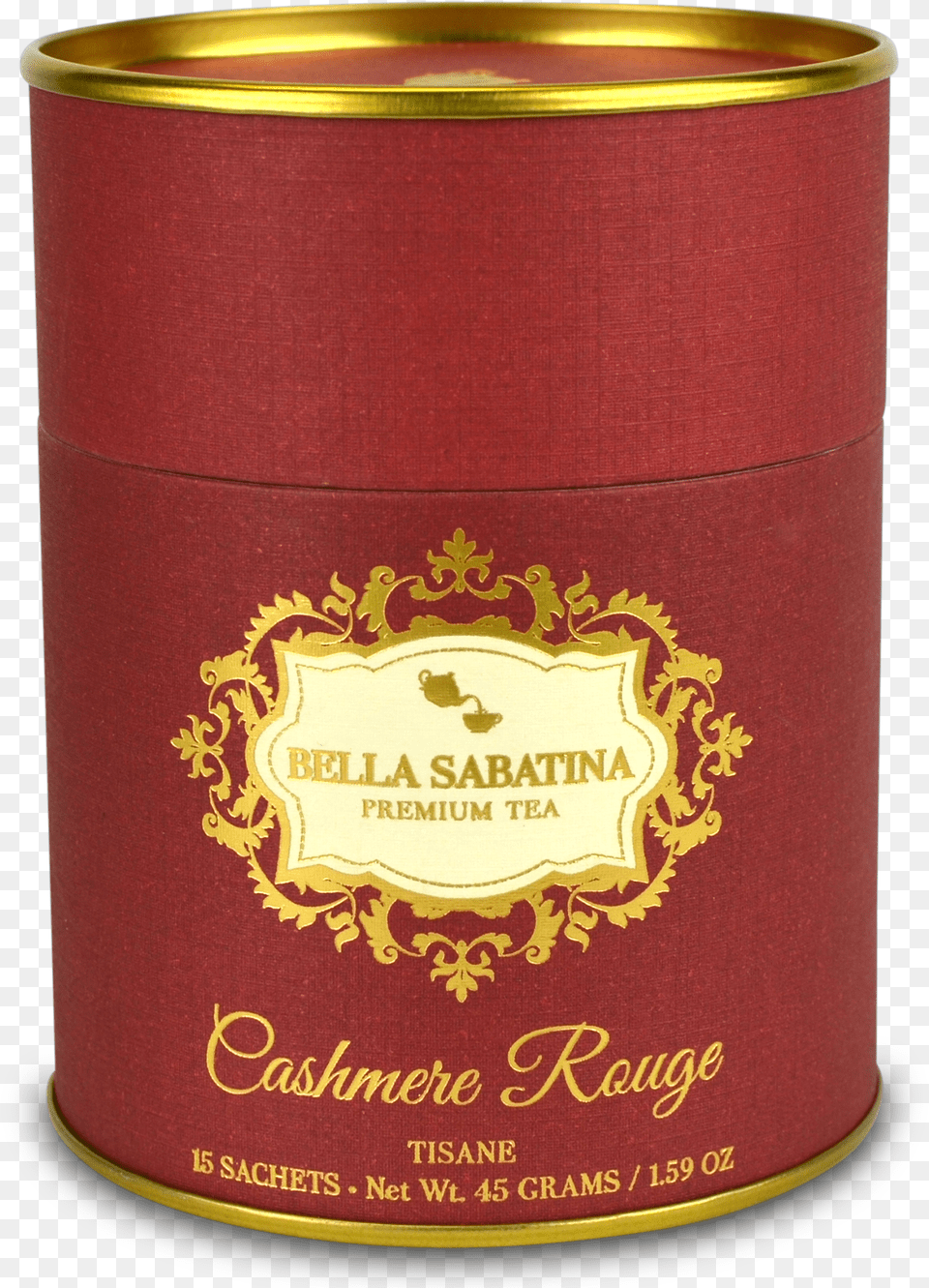Bella Sabatina Premium Tea Box, Can, Tin Free Png
