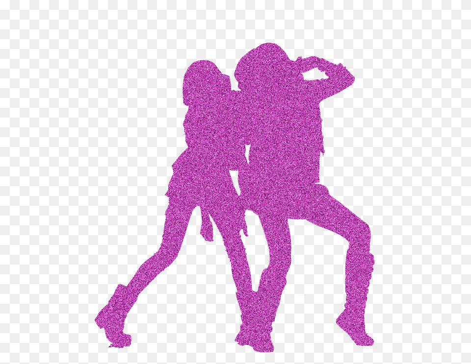 Bella Thorne Amp Zendaya Coleman Illustration, Purple, Silhouette, Dancing, Leisure Activities Png Image