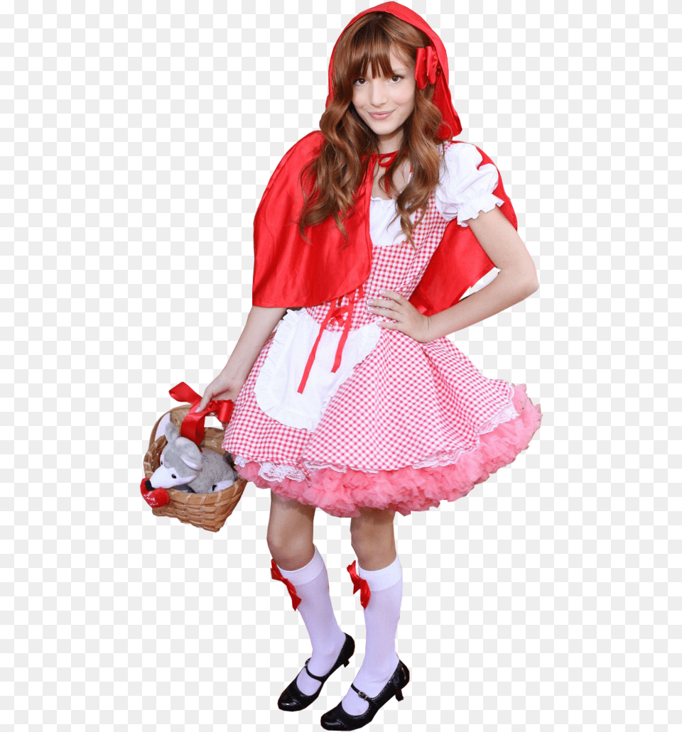 Bella Thorne Little Red Riding, Clothing, Costume, Person, Child Free Transparent Png