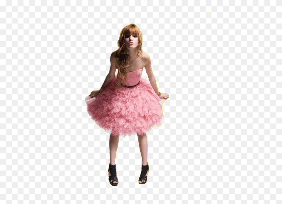 Bella Thorne Wearing Pink Dress, Adult, Person, Leisure Activities, Female Png Image