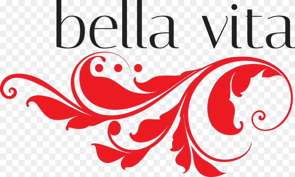Bella Vita Logo Red, Text, Publication Png