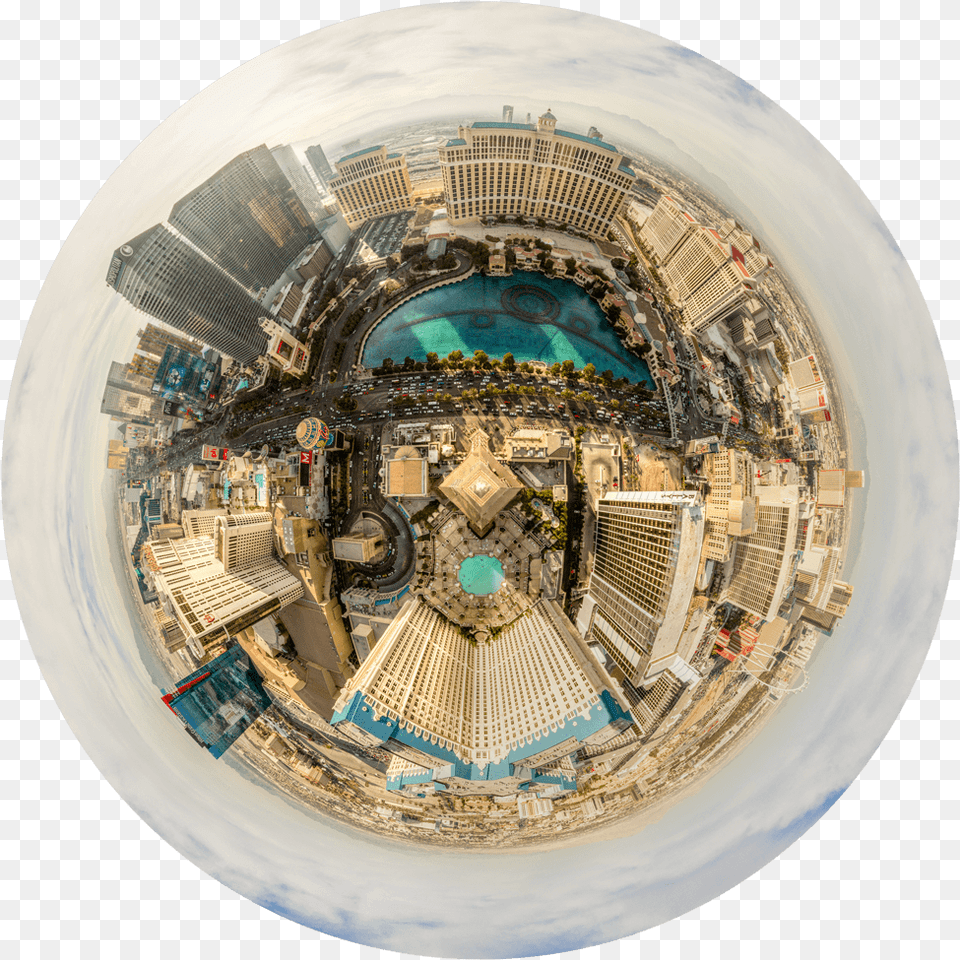 Bellagio Fountains At Sunset 6 To 35 Aspect Ratio, Fisheye, Person, Photography, Architecture Free Png Download