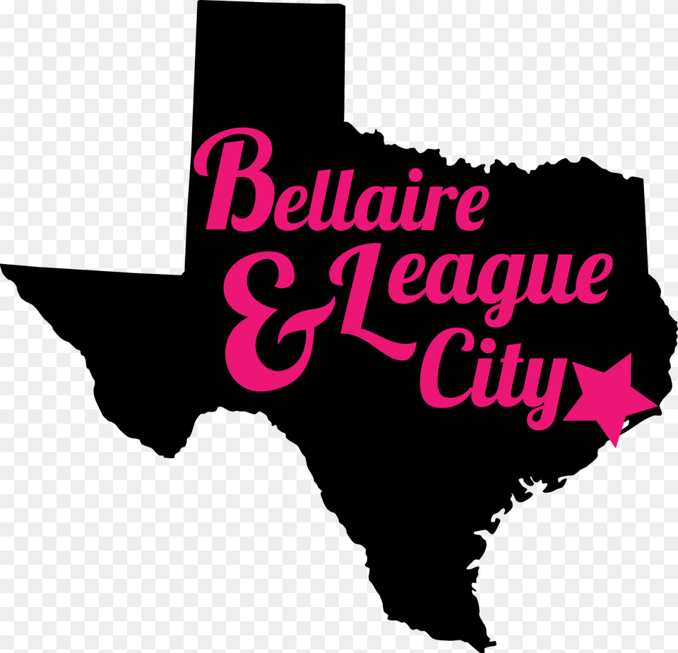 Bellaireleague City Vector Texas Map, Text Free Transparent Png