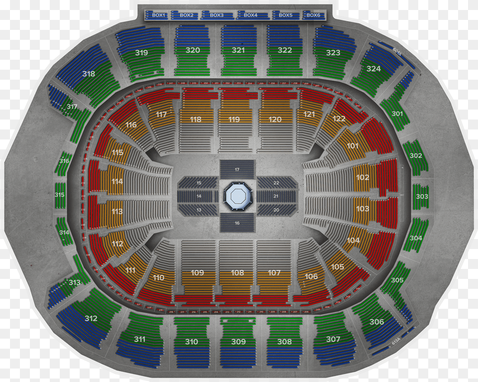 Bellator Mmaufc Fight Nightufc Scotiabank Arena Ufc Seating Chart Png