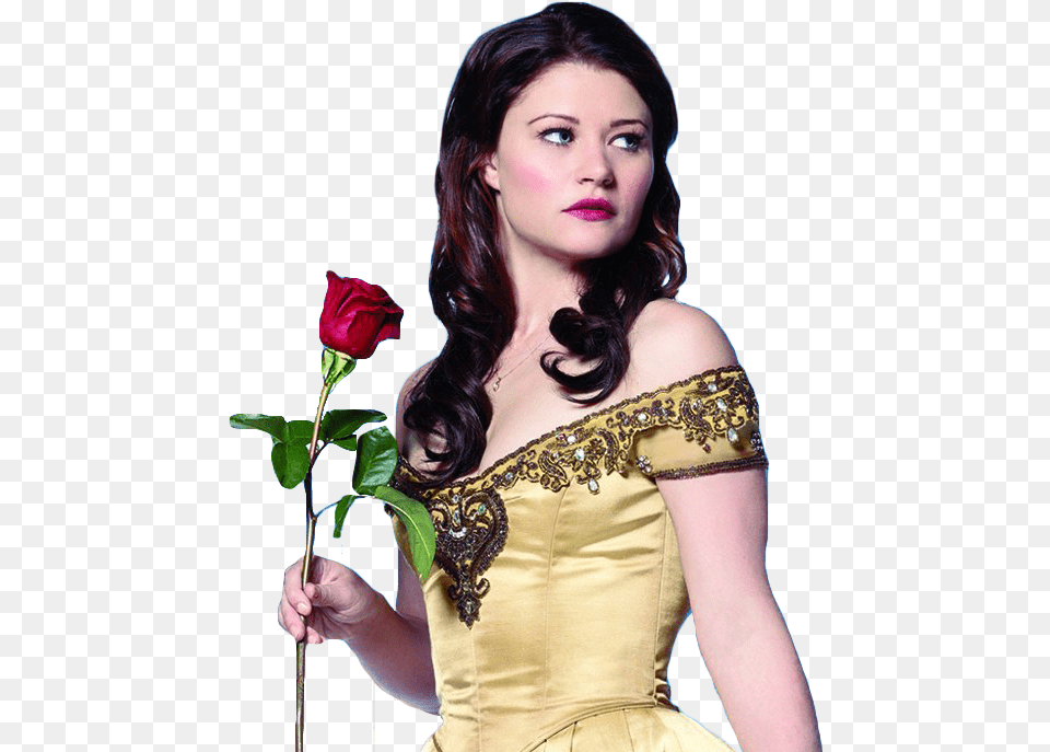 Belle, Adult, Rose, Plant, Person Png Image
