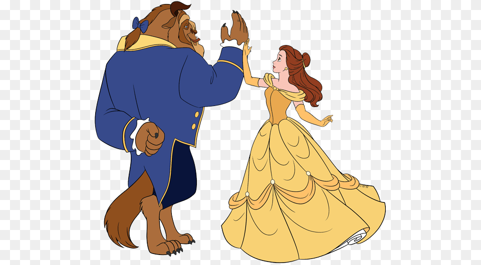 Belle And The Beast Clip Art Beauty And The Beast, Clothing, Dress, Fashion, Gown Free Transparent Png