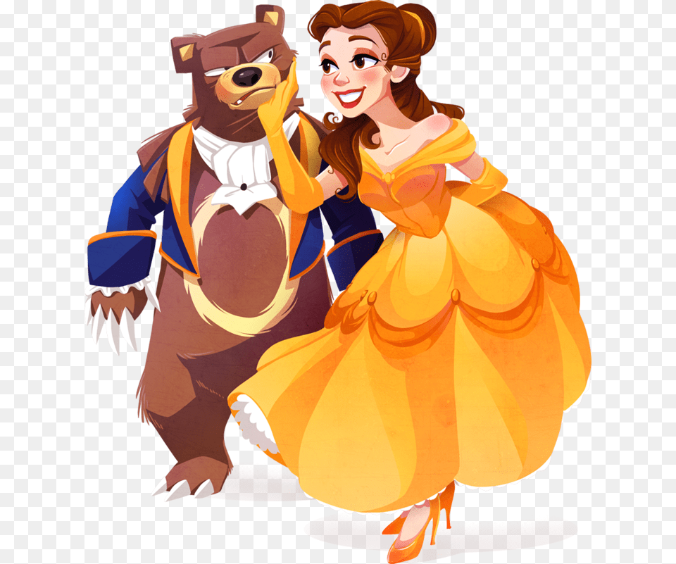 Belle Beast Together Clipart Beauty And The Beast Pokemon, Adult, Person, Female, Woman Free Png Download