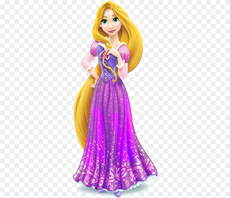 Belle Company Walt Tangled Rapunzel The Princess Belle Rapunzel Disney Princess, Figurine, Person, Adult, Female Free Png Download