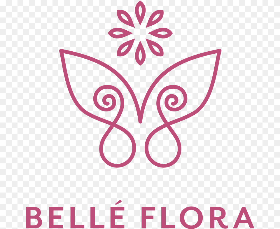 Belle Flora Logo Illustration, Cross, Symbol Png Image