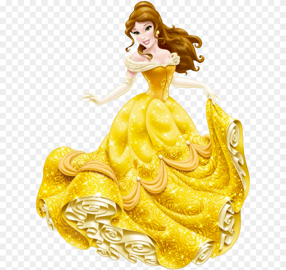 Belle Princess, Figurine, Doll, Toy, Person Png