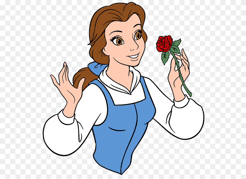 Belle With A Rose, Adult, Person, Woman, Female Png