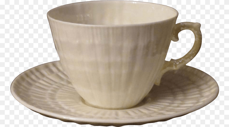 Belleek Limpet Yellow Lustre Teacup And Saucer Clipart Saucer, Cup Png
