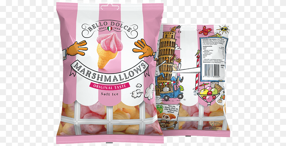 Bello Dolce Soft Ice Marshmallows Peeps, Food, Sweets, Candy, Snack Free Png