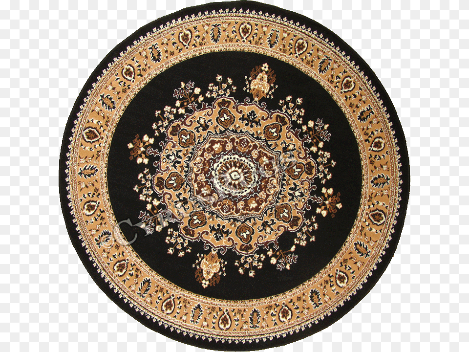 Bello Traditional Medallion Round Rugs 99 B44 Round Persian Rug, Home Decor, Plate Free Transparent Png