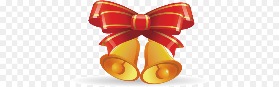 Bells Christmas Tie Icon Of Christmas Day, Accessories, Formal Wear, Appliance, Blow Dryer Free Png Download