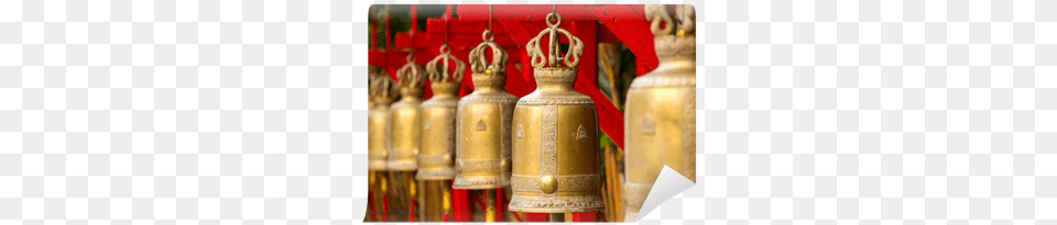 Bells In A Buddhist Temple Of Thailand Wall Mural Buddhist Temple, Bell Free Png