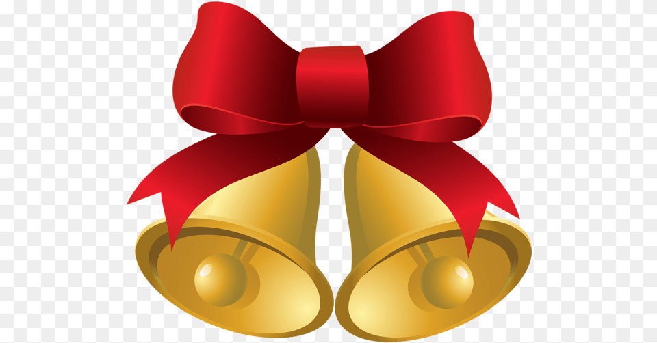 Bells With Red Bow Clipart Christmas Gold Bells Clipart Free Transparent Png