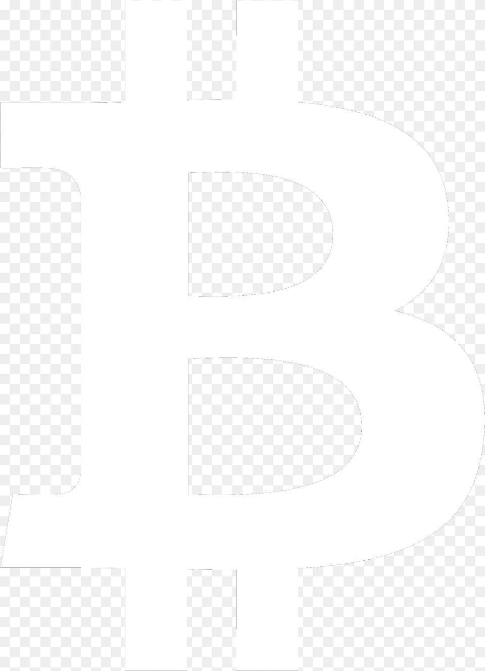Bellswhitejonny Bitcoin B White, Logo, Symbol, Stencil, Text Png
