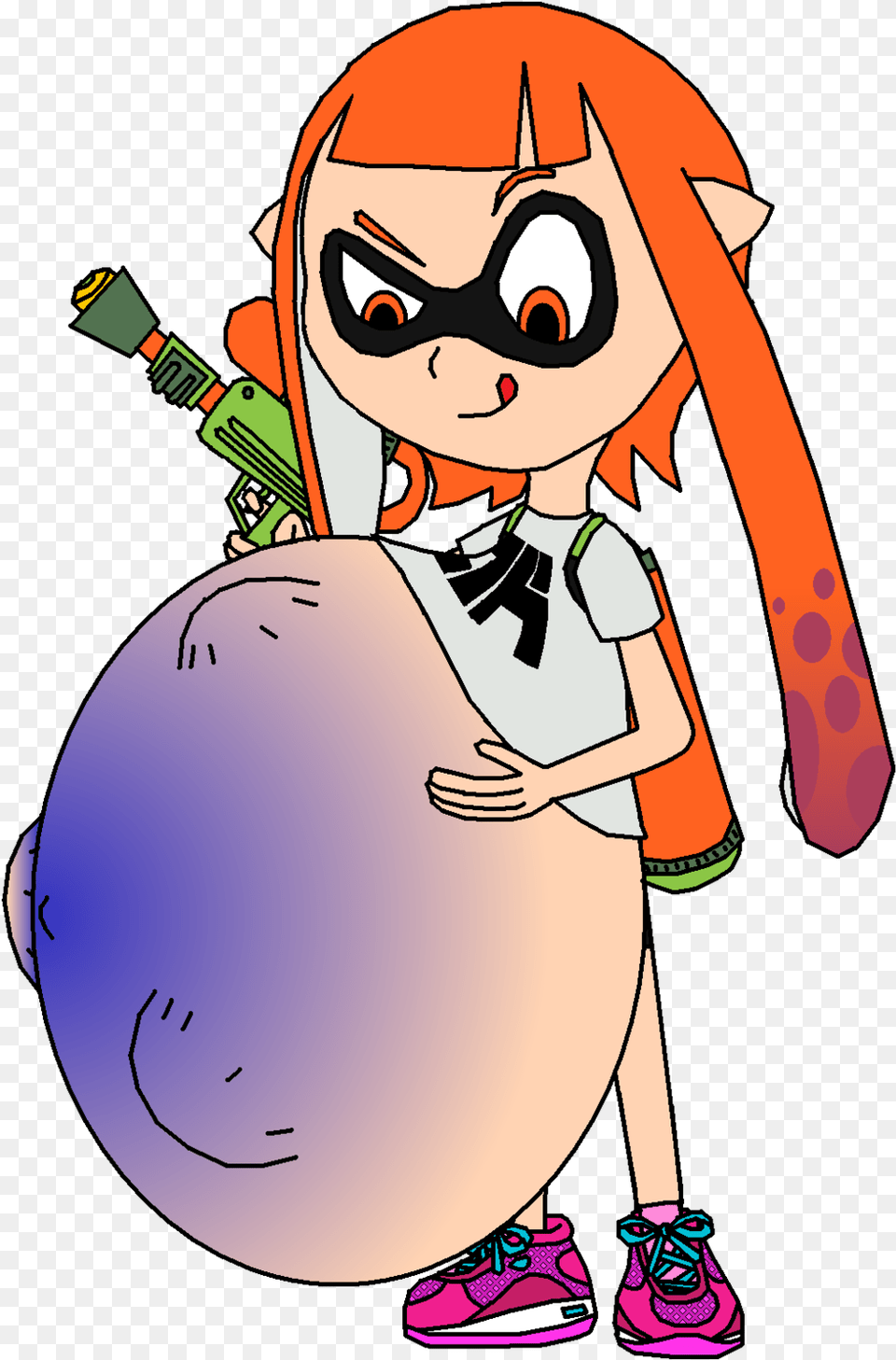 Belly Transprent Download Splatoon Vore, Baby, Person, Book, Comics Free Transparent Png